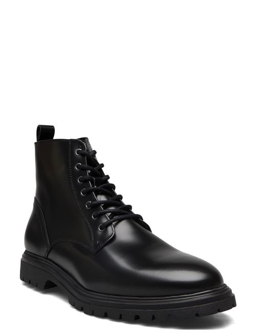 Biagil Lace Up Boot Polido Bianco Black