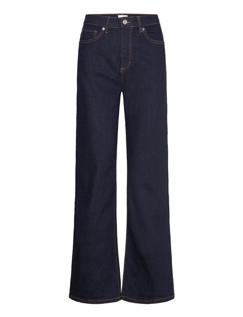 Stretch Wide Flare Denim French Connection Navy