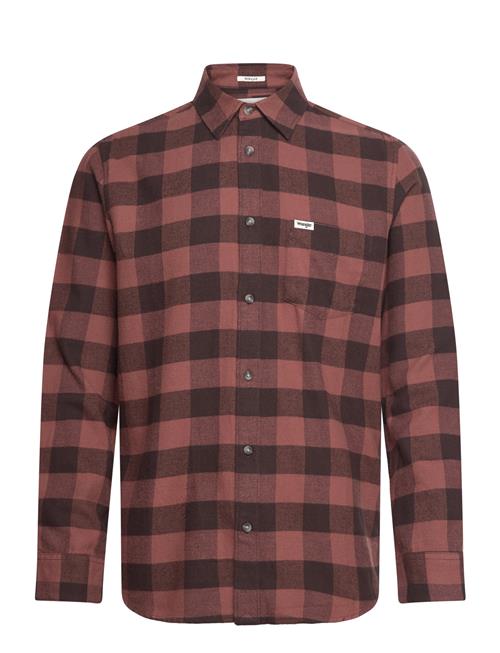 1 Pkt Shirt Wrangler Burgundy