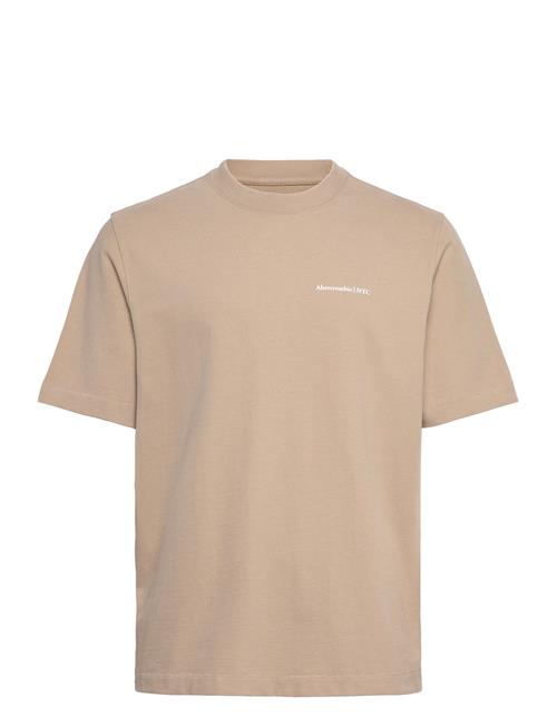 Abercrombie & Fitch Anf Mens Graphics Abercrombie & Fitch Beige