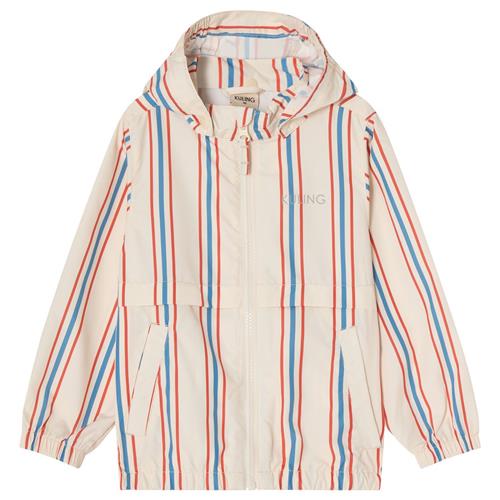 Kuling Simrishamn Vindjakke Blue/red Stripe 80 cm  Hvid  80 cm  Unisex