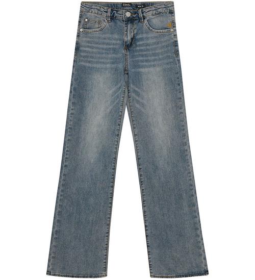 Indian Blue Jeans Jeans - Wide Fit - Damaged Light Denim