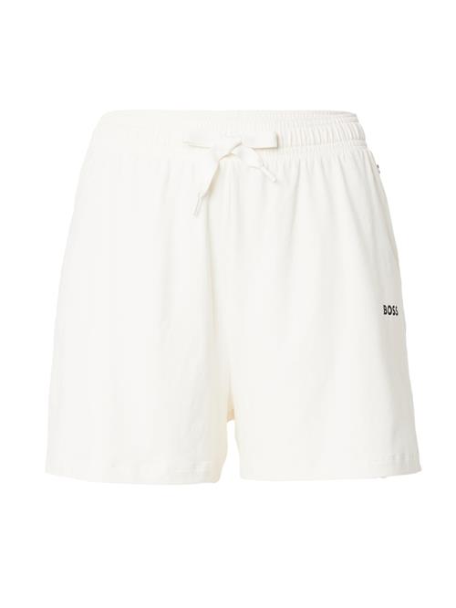 Se BOSS Pyjamasbukser  sort / hvid ved About You