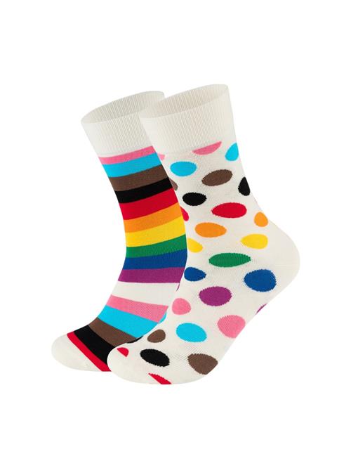 Happy Socks Sokker 'Pride'  blå / rød / sort / hvid