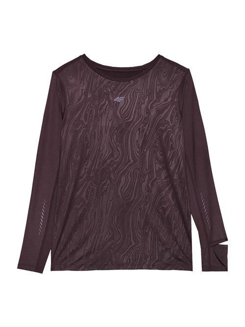 4F Funktionsbluse  aubergine / lyselilla