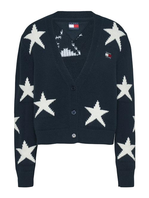 Tommy Jeans Cardigan  navy / hvid