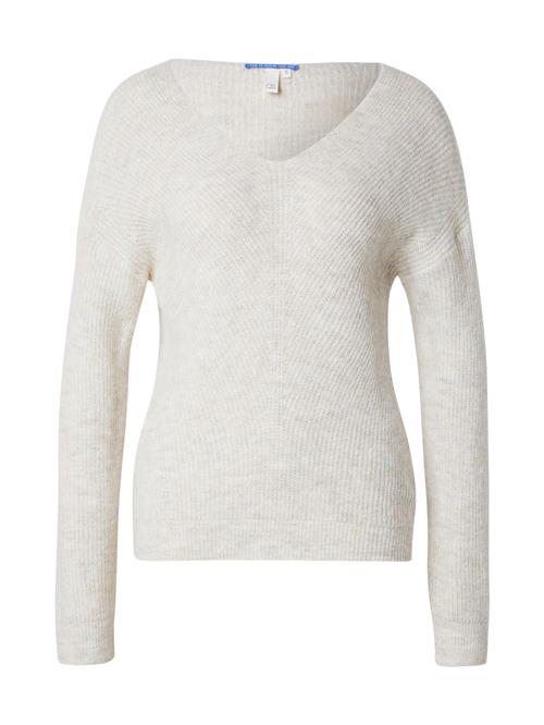 QS Pullover  beige-meleret