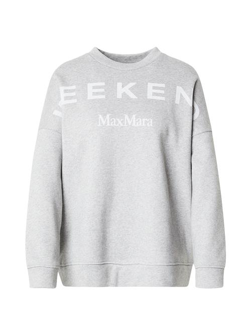 Se Weekend Max Mara Sweatshirt 'LALLA'  grå / hvid ved About You