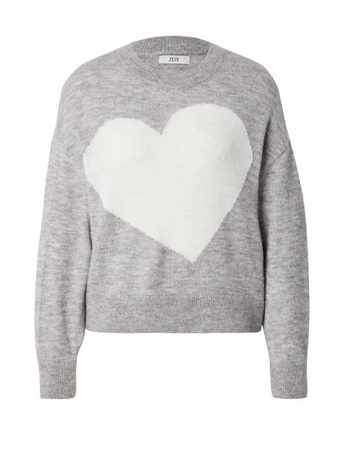 Se JDY Pullover  grå-meleret / hvid ved About You