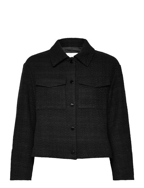 Tweed Blazer Jacket GANT Black