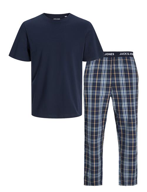 Jack & Jones Jacluca Ss Tee And Woven Pants Giftbox Jack & J S Navy