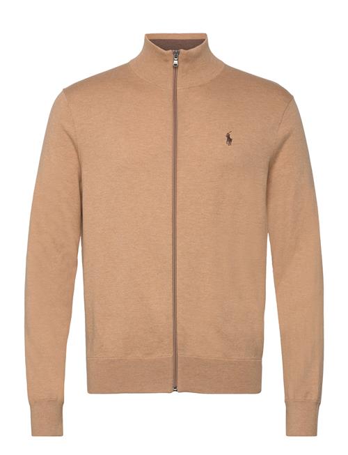 Polo Ralph Lauren Cotton Full-Zip Sweater Polo Ralph Lauren Beige