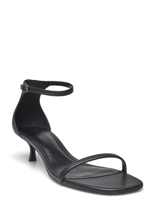 Mango Strappy Heeled Sandals Mango Black