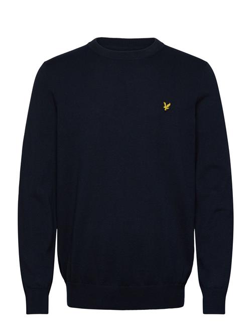 Cotton Crew Neck Jumper Lyle & Scott Navy