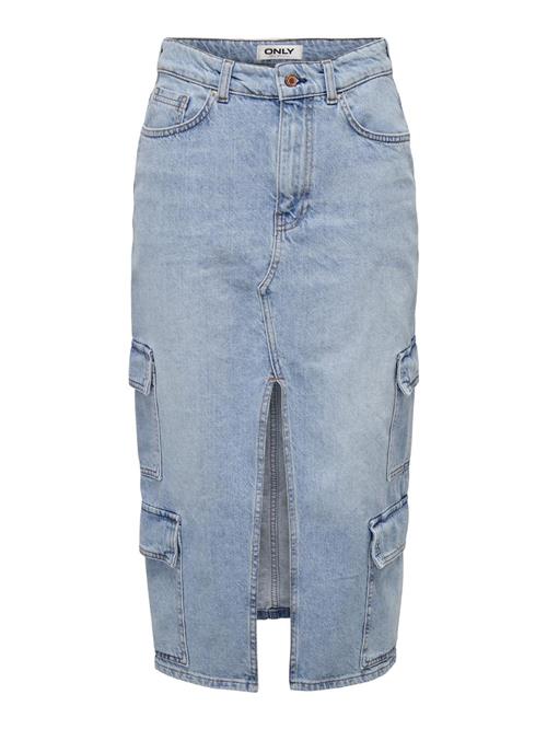 ONLY Nederdel  blue denim / brun