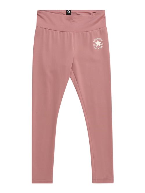 Se CONVERSE Leggings  pink / sort / hvid ved About You