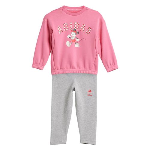 ADIDAS SPORTSWEAR Træningsdragt 'Disney Minnie Mouse'  grå / pitaya / rød / hvid