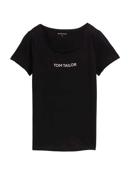 TOM TAILOR Shirts  sort / hvid