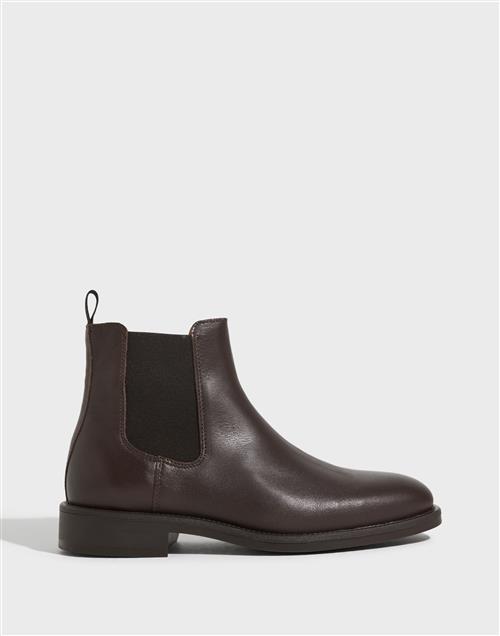 Selected Homme Slhjoseph Leather Chelsea Boot Noos Chelsea boots Brun