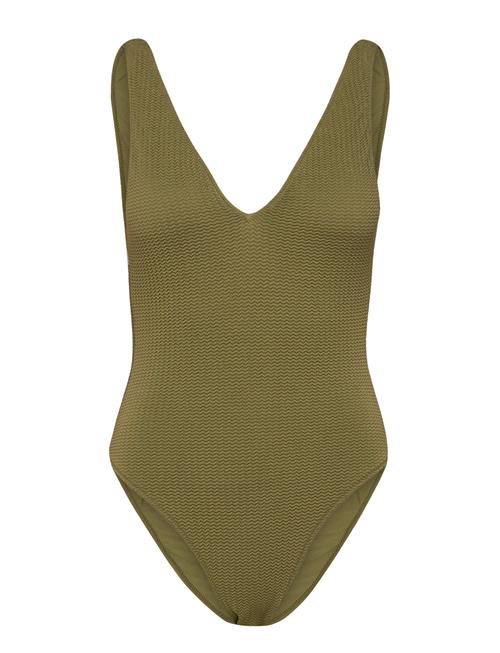 Seafolly Seadive Deep V Neck Piece Seafolly Khaki