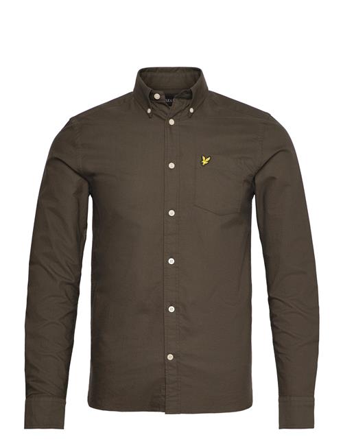 Lyle & Scott Plain Oxford Shirt Lyle & Scott Khaki