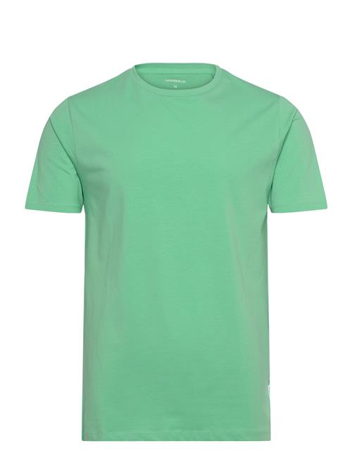 Lindbergh Mens Stretch Crew Neck Tee S/S Lindbergh Green