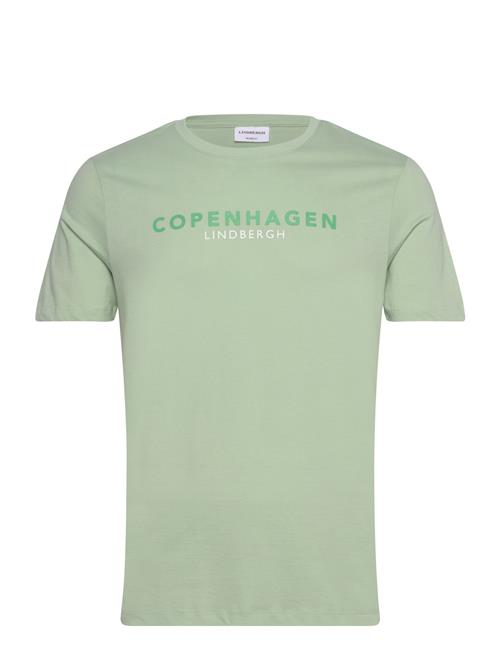 Copenhagen Print Tee S/S Lindbergh Green