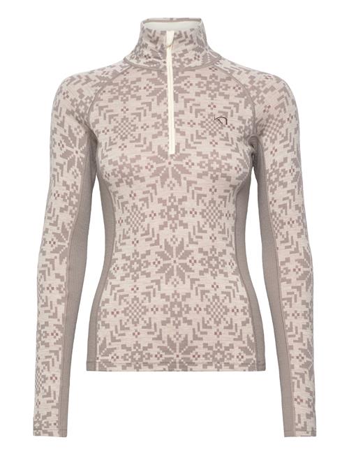 Edith Half Zip Kari Traa Beige