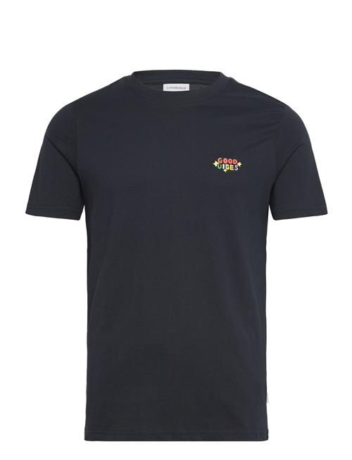 Embroidery Tee S/S Lindbergh Navy