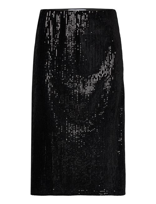 Minus Holli Sequin Midi Skirt Minus Black