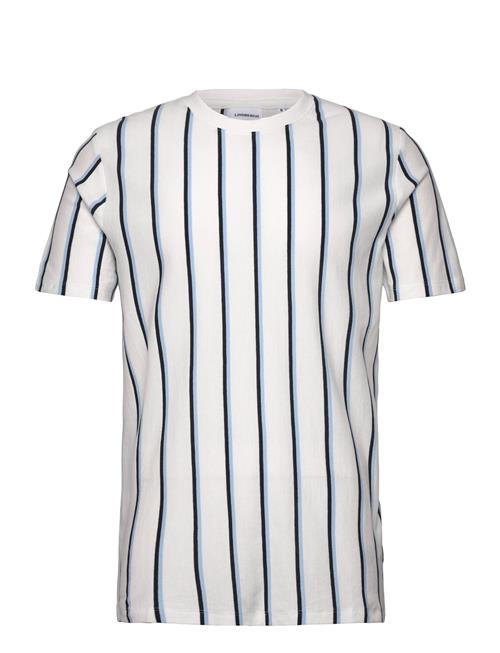 Lindbergh Striped Piqué Tee S/S Lindbergh White