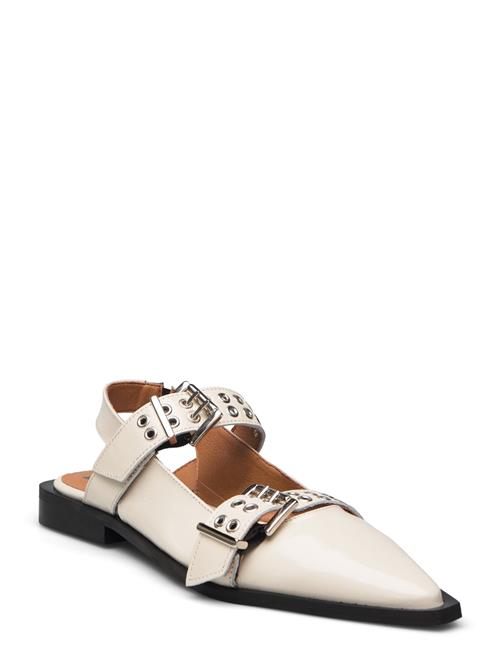 Biavictoria Double Buckle Slingback Nappalak Bianco White