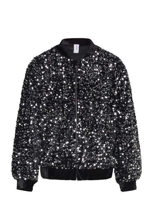 Vmbella Sequin Bomber Jrs Girl Vero Moda Girl Black