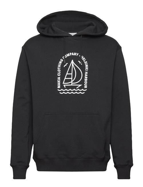 Makia Regatta Hooded Sweatshirt Makia Black