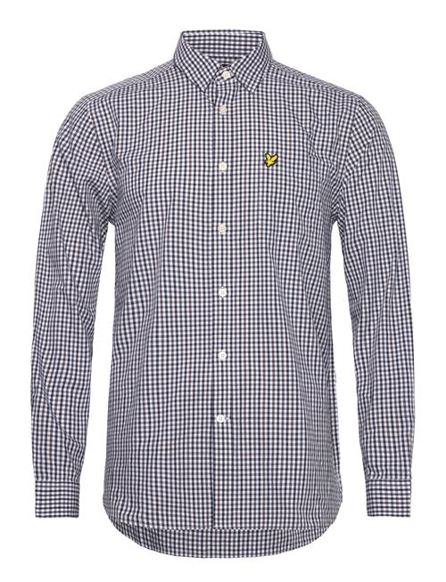 Checked Gingham Shirt Lyle & Scott Navy