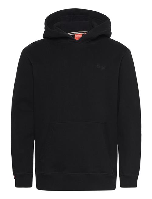 Se Essential Logo Hoodie Hb Superdry Black ved Booztlet