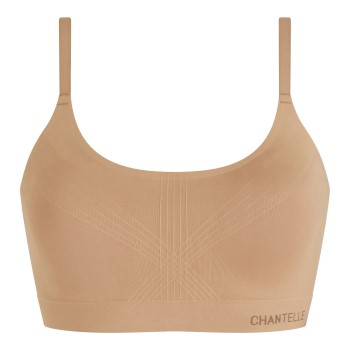 Chantelle Bh Smooth Comfort Wirefree Support Bralette Lysbrun  Large Dame