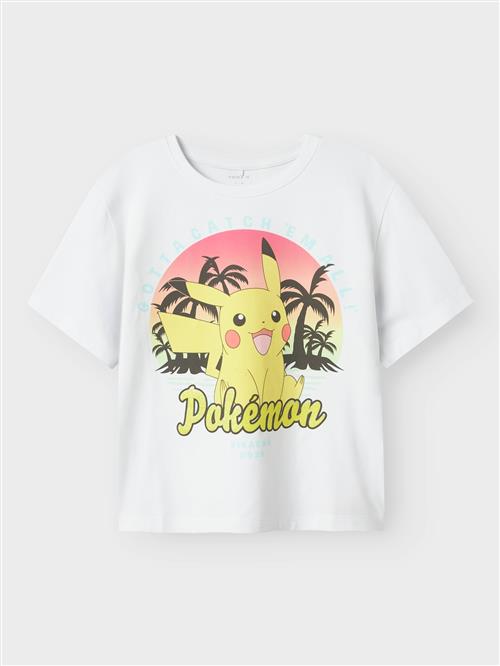 NAME IT Bluser & t-shirts 'NKFFAMI POKEMON'  gul / melon / sort / hvid