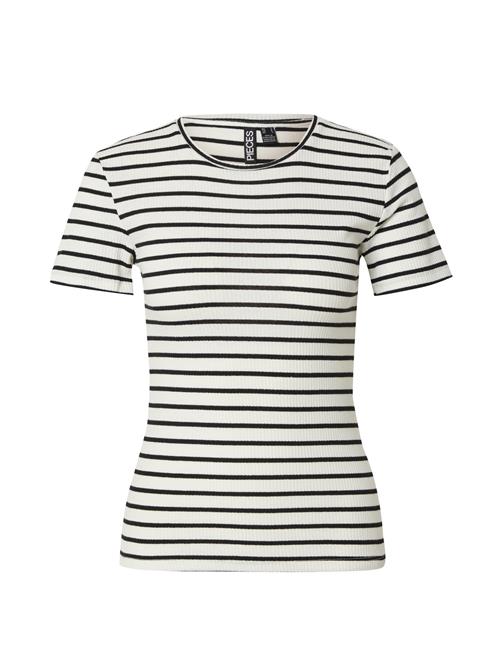 Se PIECES Shirts 'PCRUKA'  sort / hvid ved About You