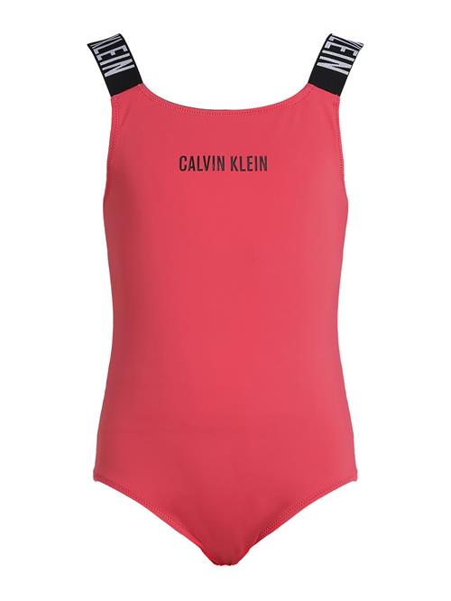 Calvin Klein Swimwear Badedragt  rød / sort