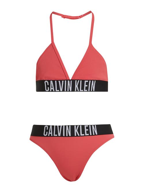 Calvin Klein Swimwear Bikini 'Intense Power'  melon / sort / hvid