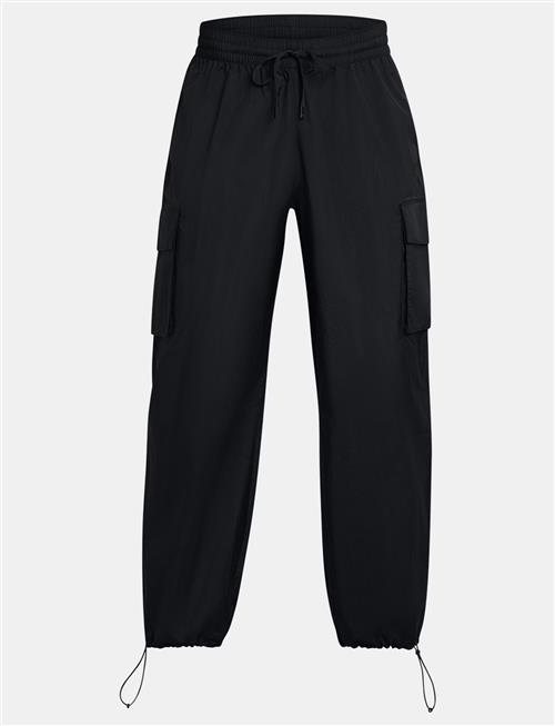 Ua Crinkle Woven Pant Under Armour Black