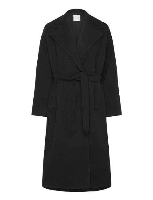 Slrubie Belted Coat Soaked In Luxury Black