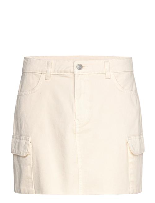 Orla Cargo Denim Skirt Bubbleroom Beige