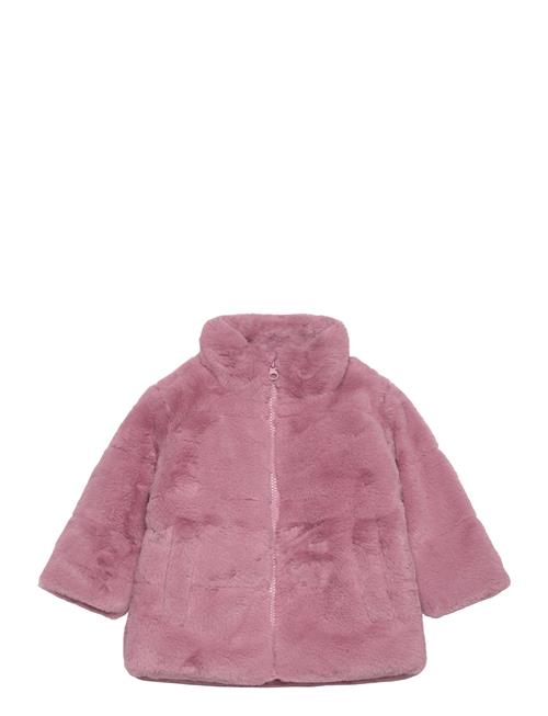 Nmfmila Faux Fur Jacket Pb Name It Pink