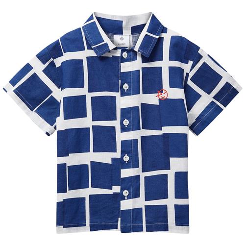 Wynken Camp Collar Skjorte Klein Blue Eames Kite 6 Y  Blå  6 år  Unisex