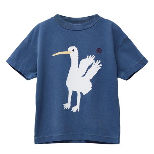 Wynken Kite T-shirt Navy Bird 4 Y  Marineblå  4 år  Unisex