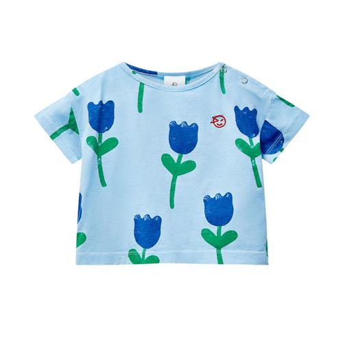 Wynken Mini Kite T-shirt Bird Blue 6 months  Blå  6 måneder  kvinde
