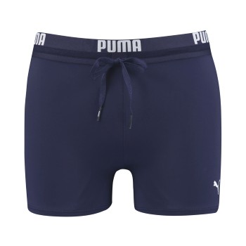 Puma Badebukser Logo Swim Trunks Marineblå Small Herre