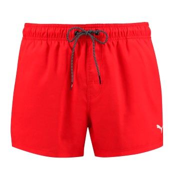 Puma Badebukser Short Length Swim Shorts Rød polyester X-Small Herre